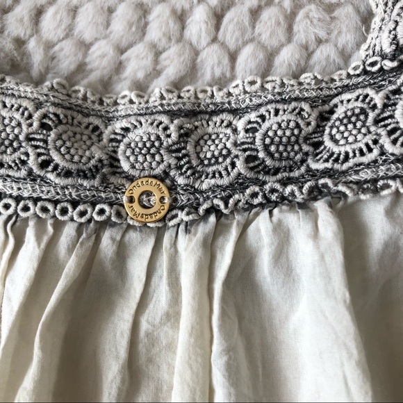 Ondade Mar Short Sleeve Blouse. Sz M - Picture 5 of 6